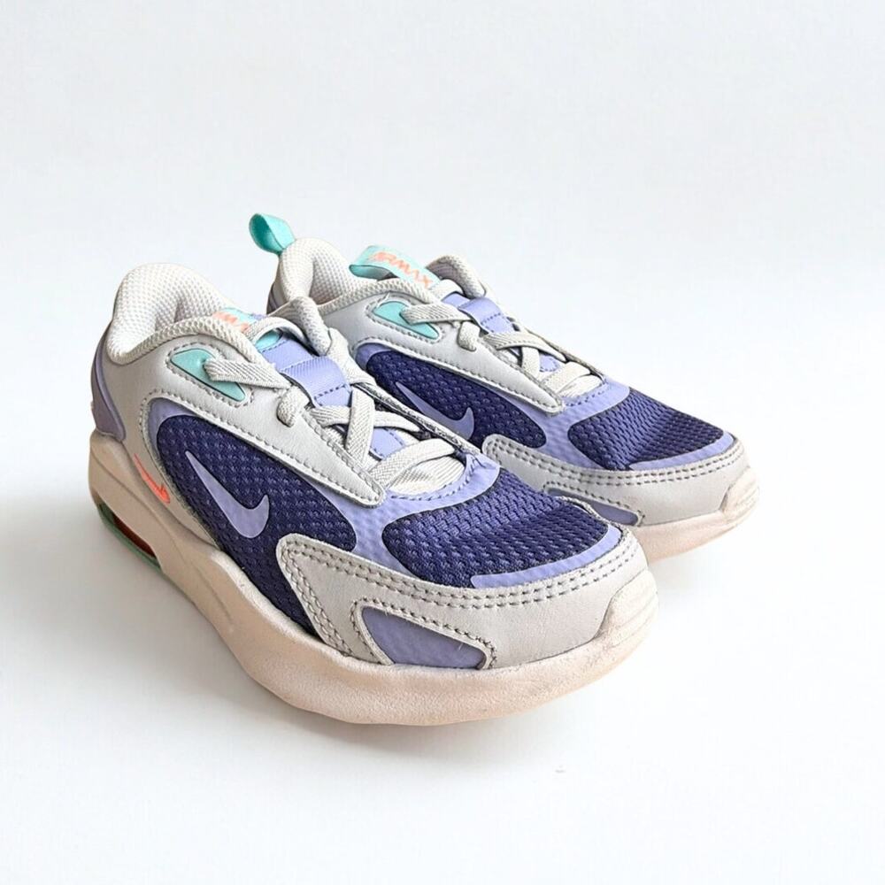Nike Air Max Bolt PSE 11C Little Kid Purple/Teal Sneakers Preschool Shoes w Box